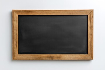 Wooden Framed Blank Blackboard