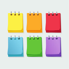 Sticky Notes Set for Tasks, Self-Care, and Hobbies – Colorful Organization for Balance