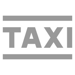 Obraz premium TAXI Icon symbol vector shadow