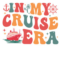 Fototapeta premium In My Cruise Era Groovy