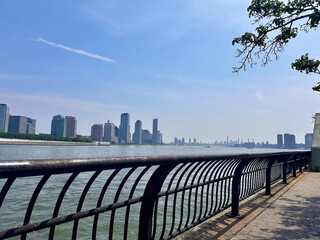 Riverwalk View with Rail (New York, New York, USA)
