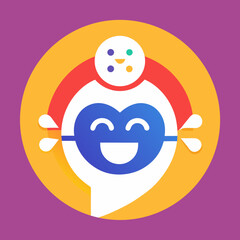 Obraz premium happy easter card