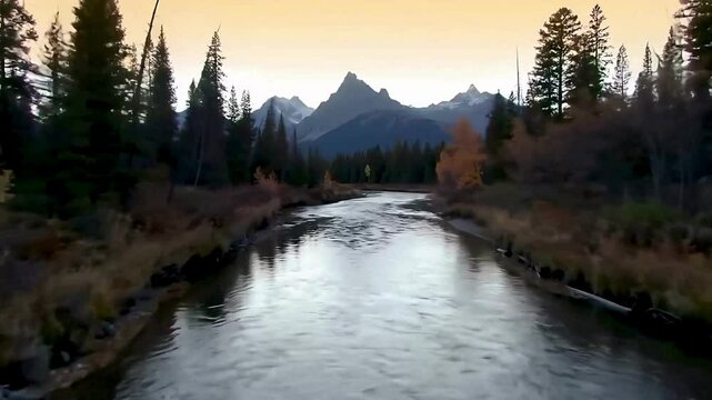 Golden Hour in the River Valley