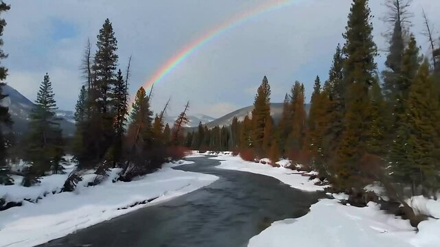 Arc of Light: Rainbow Over the Highlands