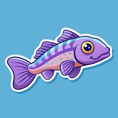 cartoon fish vector illustration