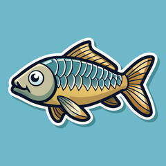 fish on a white background