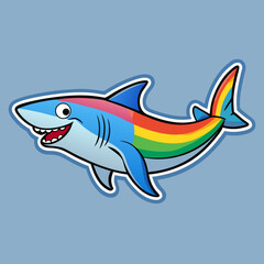 shark and fish