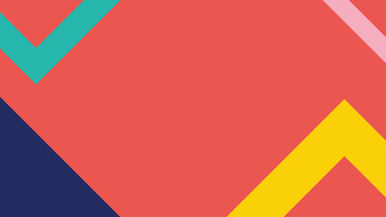 simple Abstract colorful triangle vector background for business banner design