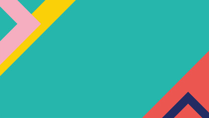 simple Abstract colorful triangle vector background for business banner design
