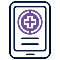 Digital Health Record Icon