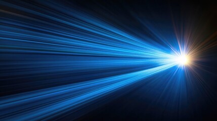 Abstract digital light rays emanating from a central point.