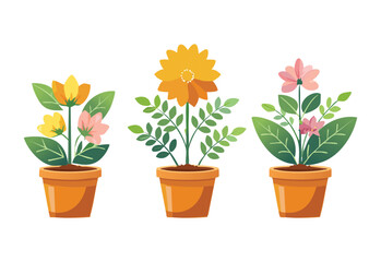 Bright Spring Floral Design Element