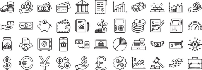 finance, banking, money, currency, coins, cash, dollar, credit card, bank, bill, graph, chart, gold bars, investment, hand, wallet, piggy bank, 