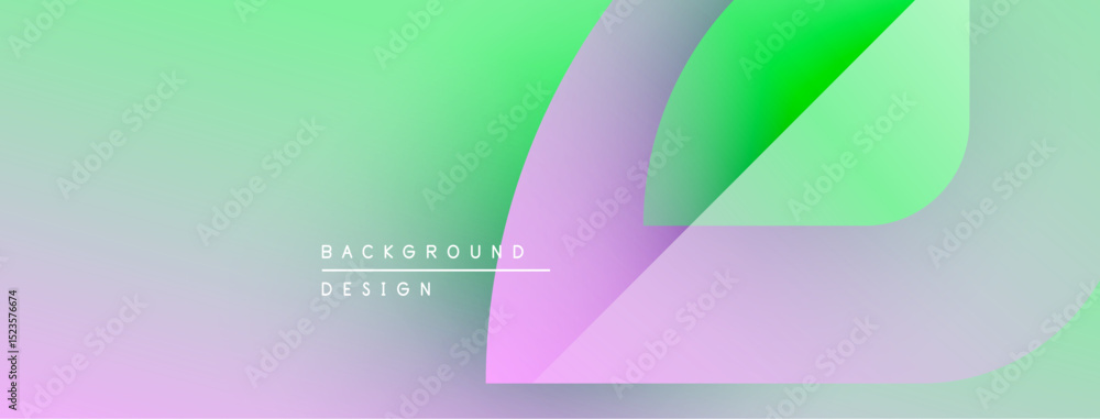 Poster Abstract gradient background. Soft pastel colors blend, creating modern design element. Minimalist aesthetic with text overlay.