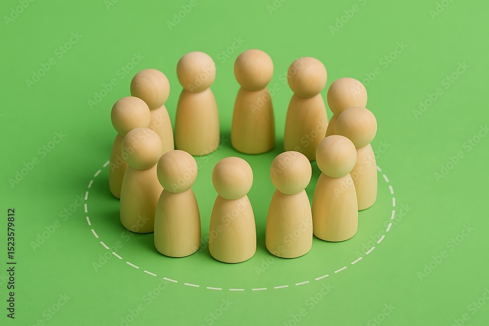 Aufkleber understanding networked individuals a visual representation of interconnectedness and collaboration 