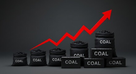 From smaller quantities to substantial volumes, the growth in demand for coal is vividly represented, emphasizing its ongoing role in diverse industrial applications