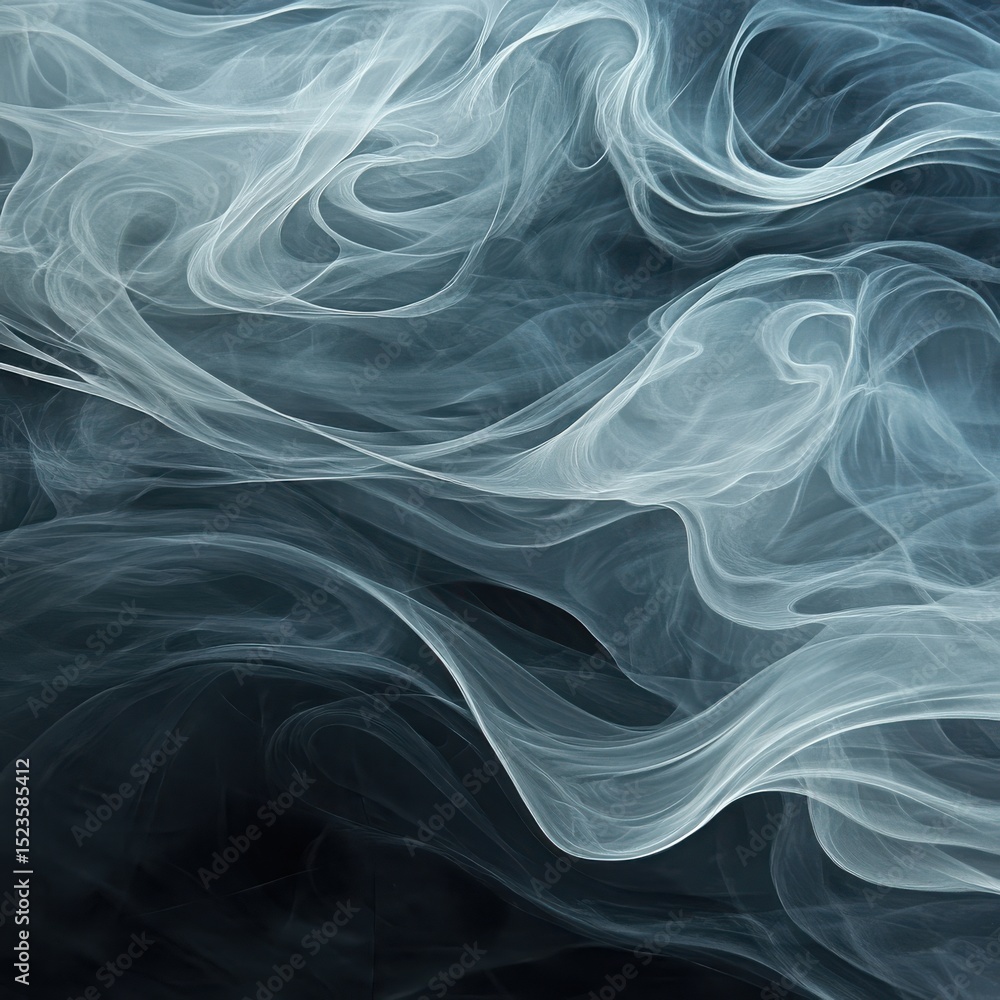 Poster abstract smoke background with smooth lines and subtle color variations