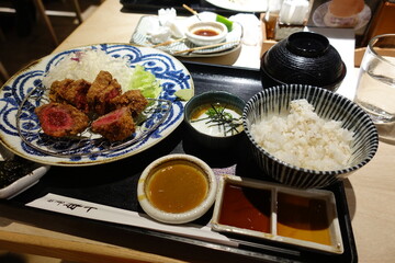 japanese set meal.