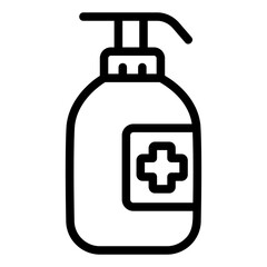 sanitizer Line Icon