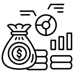 Profit Outline Icon