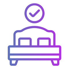 room avaliable Gradient icon