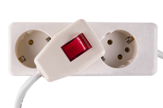 electrical extension cord isolated, png image