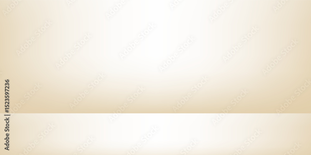 Poster modern gentle light beige background for product presentation with light andand intricate shadow fro