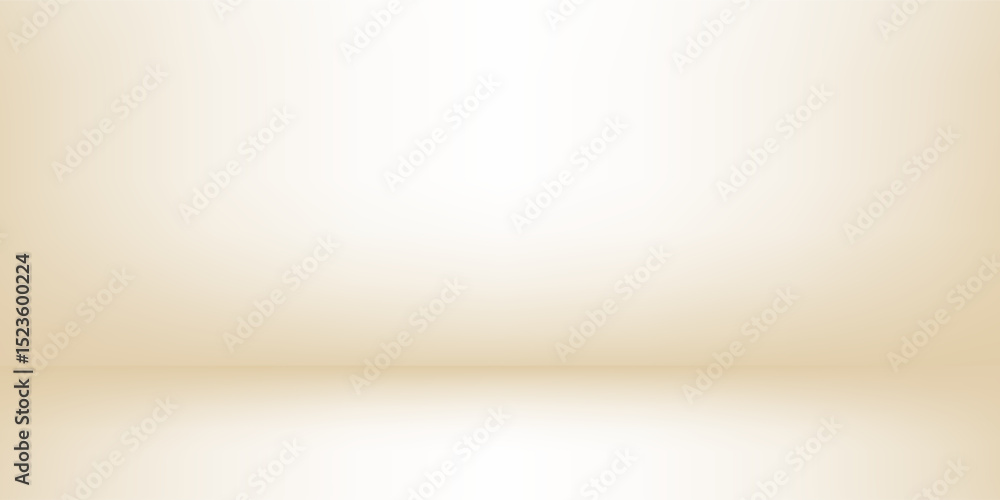 Poster modern gentle light beige background for product presentation with light andand intricate shadow fro