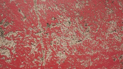 Abstract background with grunge texture in red and cement floor.