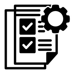Guidelines SOP Icon - Mixed Style for Policies & Instructions.