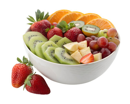 fruit bowl with assorted fresh slices