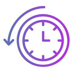 time Gradient icon