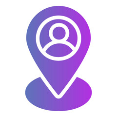 location Gradient icon