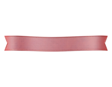 Elegant Pink Ribbon Banner for Celebration and Awards