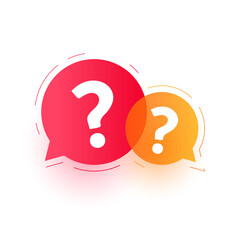 asking for help and solutions question mark symbol with chat bubble