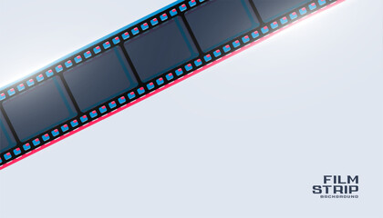 Fototapeta premium cinematic film strip isolated on white background design
