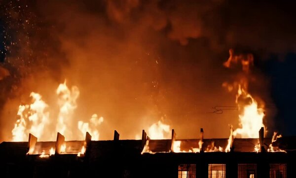 fire in the night