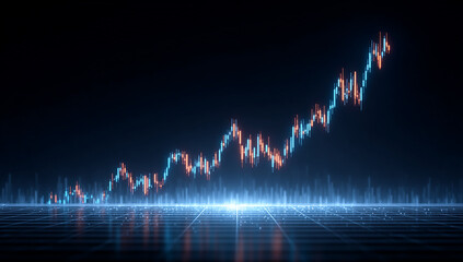 Digital Financial Growth Chart