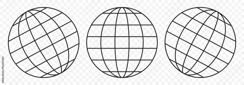 Poster globe vector icon design. globe icon. earth icon set. internet globe icon set, globe icon vector ill