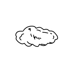 clouds sketch hand drawn doodle