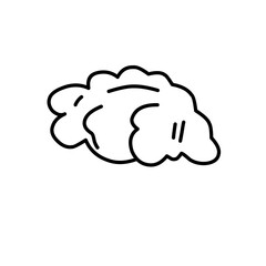 clouds sketch hand drawn doodle