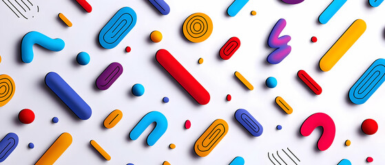 Colorful Abstract Pixel Art Pattern Design