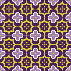 Seamless floral pattern with spring flowers for textile and wallpaper design