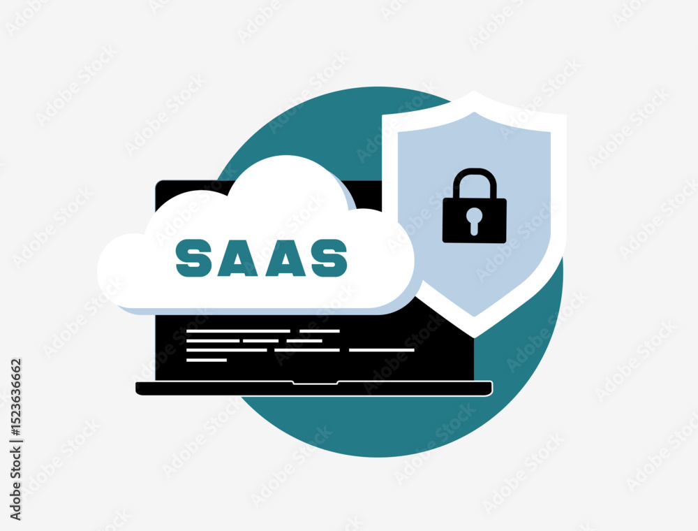 Poster saas security posture management enhances cloud application protection through automated tools. clou