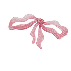 Cherry element drawing, cute, tied with a bow