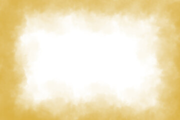 Abstract golden cloud texture background with soft gradient and white center space. Ideal for...