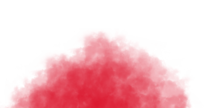 Red watercolor cloud texture spreading softly on white background, perfect for creative design, abstract art, invitations, digital projects, and modern splash-style visuals.

