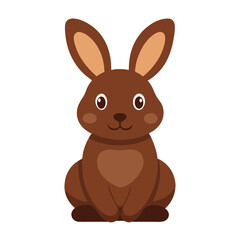 easter bunny isolated on white