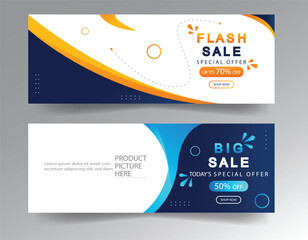 sale banner template design  big sale  flash sale. modern banner design.