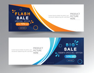sale banner template design  big sale  flash sale. modern banner design.